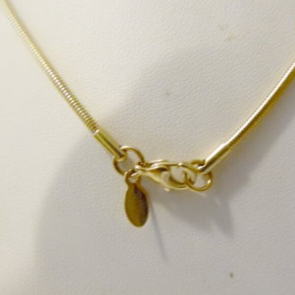 Colleen Lopez Fancy Cursive Script Initial "K" Pendant w/Chain 18" - Picture 9 of 9